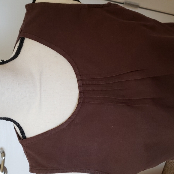 Christopher & Banks Brown Top - Picture 2 of 7